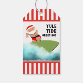 Etiquetas Para Regalos Surfing Christmas Gift Tags