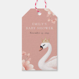 Etiquetas Para Regalos Swan Little Princess Baby Shower