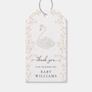 Etiquetas Para Regalos Swan Princess Gracias Por Favor