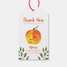 Sweet As A Peach Baby Shower Gracias A Favor