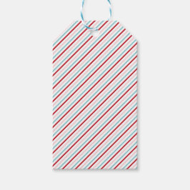 Etiquetas Para Regalos Sweet Candy Stripe Red Pink Blue Holiday/Bday 