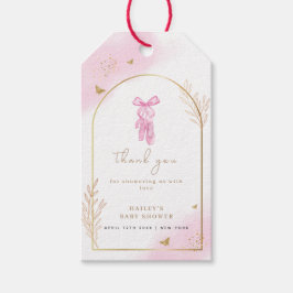 Etiquetas Para Regalos Sweet Elegant Arch Ballerina Baby Shower Gracias