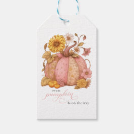 Etiquetas Para Regalos Sweet Little patch pumpkin florals está en camino