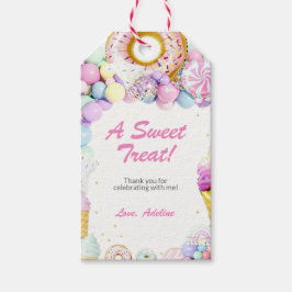Etiquetas Para Regalos Sweet One First Birthday Favor Tags | Pastel Candy