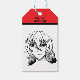 Etiquetas Para Regalos Sweet Sixteen Lineart
