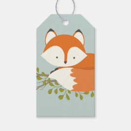 Etiquetas Para Regalos Sweet Woodland Fox Baby Shower Favor Gift Tag