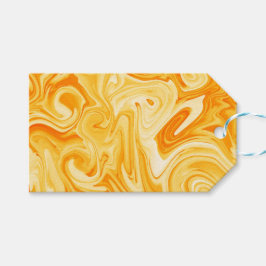 Etiquetas Para Regalos Swirled Paint Art Colorful Modern Artisan Fun
