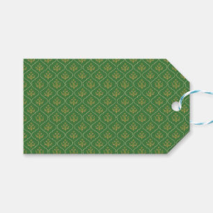 Etiquetas Para Regalos Tapiz verde
