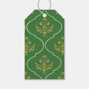 Etiquetas Para Regalos Tapiz verde