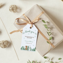 Etiquetas Para Regalos Tarjeta de agradecimiento a Baby Shower por copo d