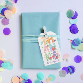 Etiquetas Para Regalos Tarjeta de agradecimiento de cumpleaños floral pas