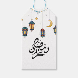 Etiquetas Para Regalos Tarjeta de felicitación Ramadan Mubarak