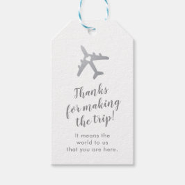 Etiquetas Para Regalos Tarjeta de lugar del tema de viaje de la boda de d