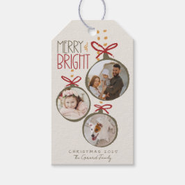 Etiquetas Para Regalos Tarjeta de Navidades de la familia fotográfica 202
