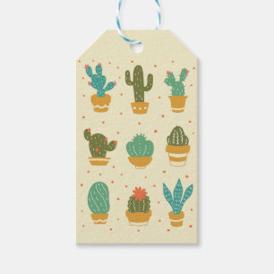 ETIQUETAS PARA REGALOS TARJETA DE RECIBIMIENTO DE SUCCULENTOS