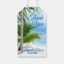 Etiquetas Para Regalos Tarjeta de regalo de agradecimiento a los Bodas tr