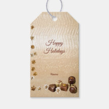 Tarjeta de regalo de chocolates surtidos con flore