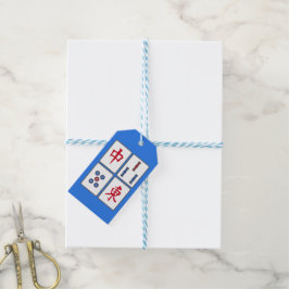 Etiquetas Para Regalos Tarjeta de regalo de diseño de fichas de juego Mah