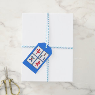 Etiquetas Para Regalos Tarjeta de regalo de diseño de fichas de juego Mah