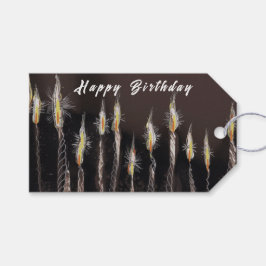 Etiquetas Para Regalos Tarjeta de regalo de vela para pastel de chocolate