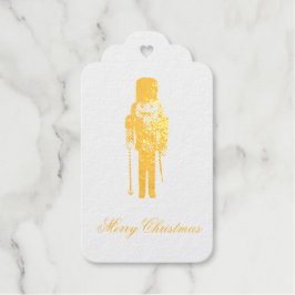 Etiquetas Para Regalos Tarjeta de Relieve metalizado para Navidades de Nu