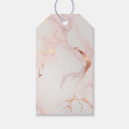 Etiquetas Para Regalos Tarjeta de saludo floral rosa claro