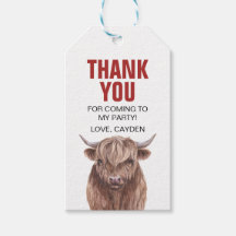 Tarjetas de agradecimiento de cumpleaños Holy Cow