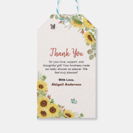 Etiquetas Para Regalos Tarjetas de agradecimiento para baby shower de tem