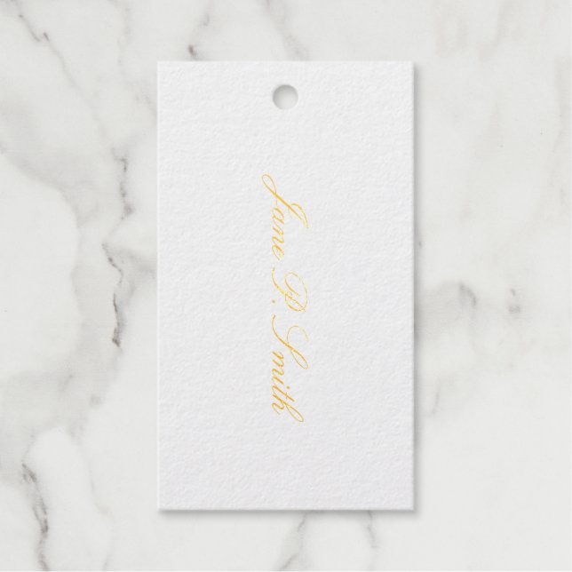 Etiquetas Para Regalos Tarjetas de llamadas de Victoria (Anverso)