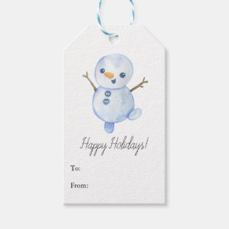 Etiquetas Para Regalos Tarjetas de regalo de muñecos de nieve