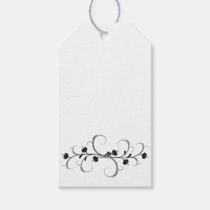 Etiquetas Para Regalos Tarjetas de visualización de joyas florales de mat