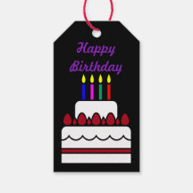 Tarta de cumpleaños con velas