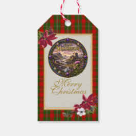 Etiquetas Para Regalos Tartan del Clan Escocés MacGregor