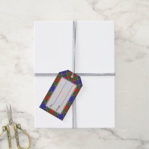 Etiquetas Para Regalos Tartan Delights Clan MacBeth Plaid