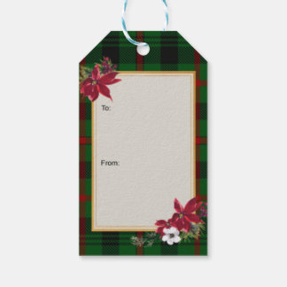 Etiquetas Para Regalos Tartan y Cresta del Clan Escocés Moncrieffe