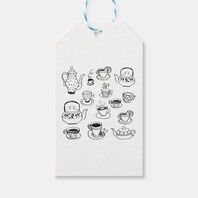 Etiquetas Para Regalos Té (Anverso)