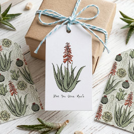 Etiquetas Para Regalos Te Amo Mucho Planta Aloe Vera