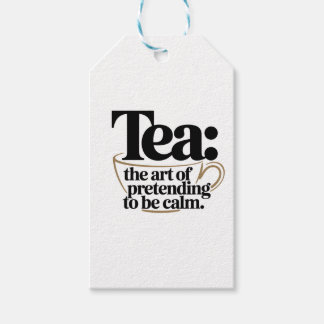 Etiquetas Para Regalos Té: El arte de pretender ser tranquilo