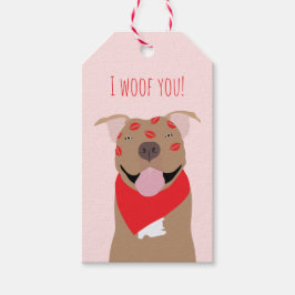Etiquetas Para Regalos Te Woof American Bulldog Kiss Marks