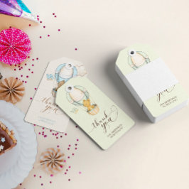 Etiquetas Para Regalos Teddy Bear Blue Balloon Gracias Baby Shower