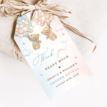 Teddy Bear Gender Revelación Gracias