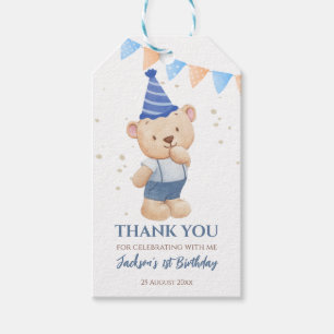 Etiquetas Para Regalos Teddy osos chicos cumpleaños gracias a lo personal