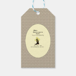 Etiquetas Para Regalos Tema de Fiesta de Despedida de Soltera con Patrón 