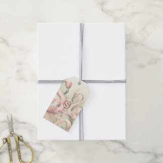 Etiquetas Para Regalos Tema de fiesta de flamencos, personalizado