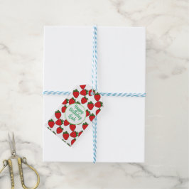 Etiquetas Para Regalos Tema de la fiesta de cumpleaños de fresa