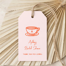 Tema de té de desayuno de novia caprichoso garabat