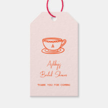 Tema de té de desayuno de novia caprichoso garabat