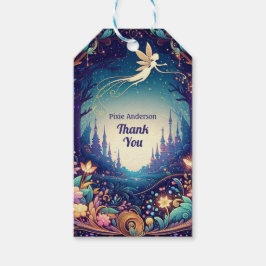 Etiquetas Para Regalos Tema del Fiesta de hadas brillantes - cuento de ha