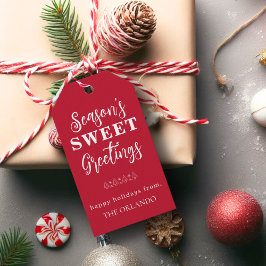 Etiquetas Para Regalos Temporadas de saludos Navidades vacaciones Blanco