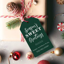 Etiquetas Para Regalos Temporadas de saludos Navidades vacaciones Blanco